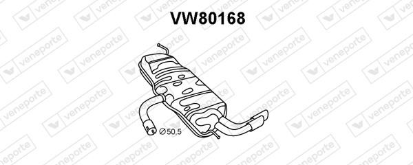 Veneporte VW80168 End Silencer VW80168