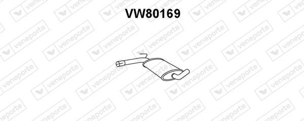 Veneporte VW80169 Central silencer VW80169