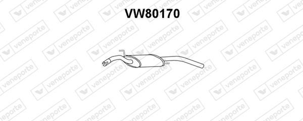 Veneporte VW80170 End Silencer VW80170