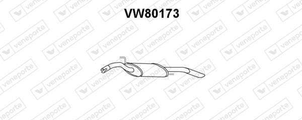Veneporte VW80173 End Silencer VW80173