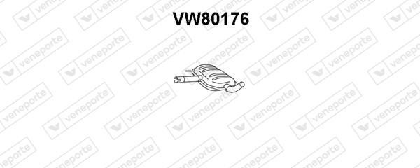 Veneporte VW80176 Central silencer VW80176