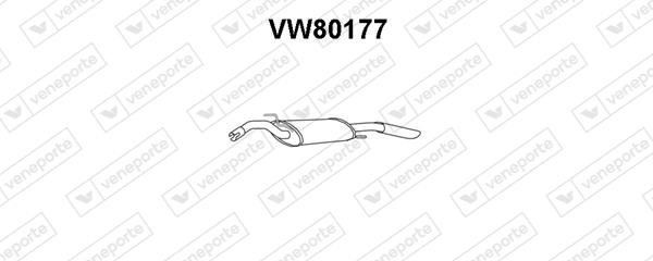 Veneporte VW80177 End Silencer VW80177