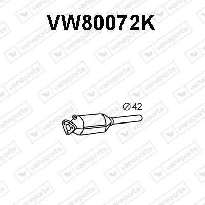 Veneporte VW80072K Catalytic Converter VW80072K