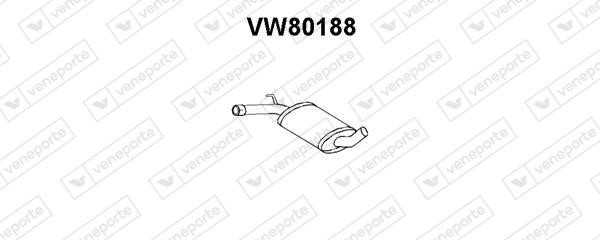 Veneporte VW80188 Central silencer VW80188