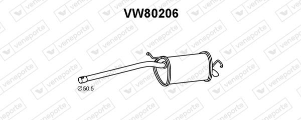 Veneporte VW80206 End Silencer VW80206