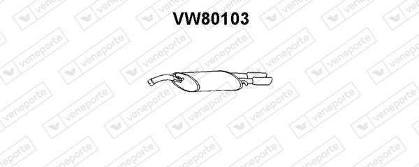 Veneporte VW80103 End Silencer VW80103