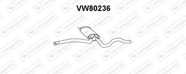 Veneporte VW80236 Central silencer VW80236