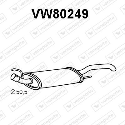 Veneporte VW80249 End Silencer VW80249