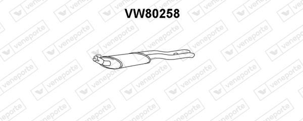 Veneporte VW80258 End Silencer VW80258