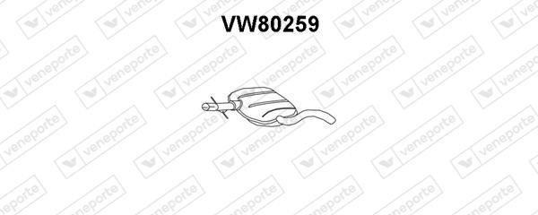 Veneporte VW80259 Central silencer VW80259