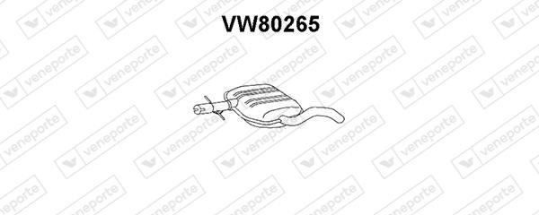 Veneporte VW80265 Central silencer VW80265