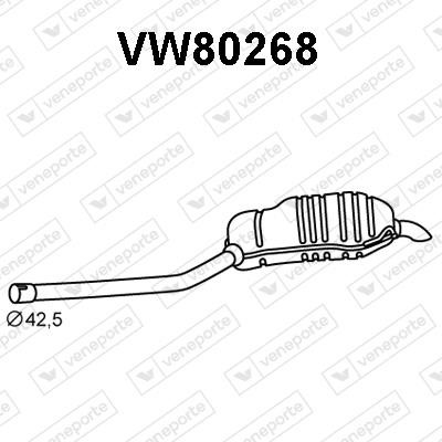 Veneporte VW80268 End Silencer VW80268