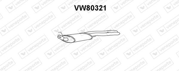 Veneporte VW80321 End Silencer VW80321