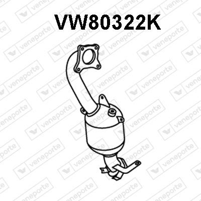 Veneporte VW80322K Catalytic Converter VW80322K