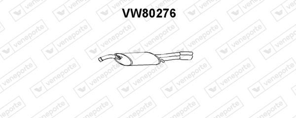 Veneporte VW80276 End Silencer VW80276