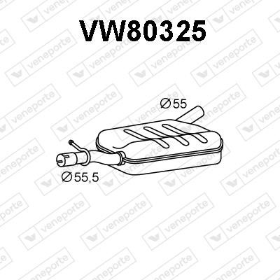 Veneporte VW80325 Shock absorber VW80325
