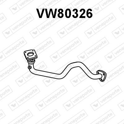 Veneporte VW80326 Exhaust pipe VW80326