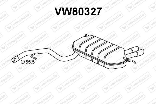 Veneporte VW80327 Shock absorber VW80327