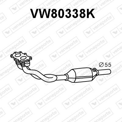 Veneporte VW80338K Catalytic Converter VW80338K