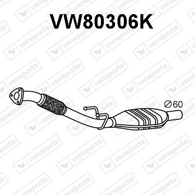 Veneporte VW80306K Catalytic Converter VW80306K