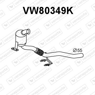 Veneporte VW80349K Catalytic Converter VW80349K