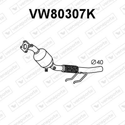 Veneporte VW80307K Catalytic Converter VW80307K
