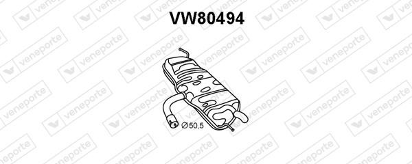 Veneporte VW80494 End Silencer VW80494