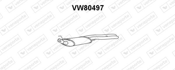 Veneporte VW80497 End Silencer VW80497