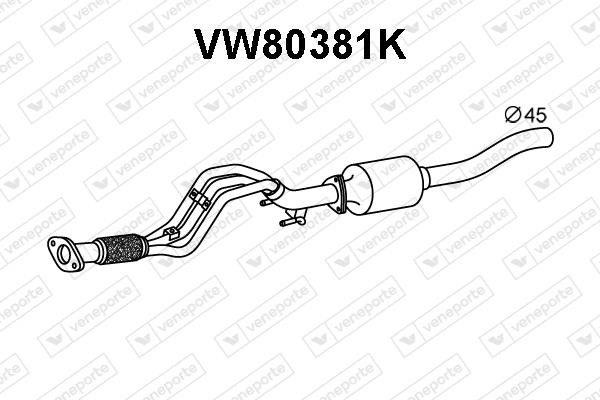 Veneporte VW80381K Catalytic Converter VW80381K