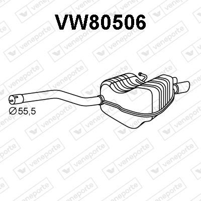 Veneporte VW80506 Shock absorber VW80506