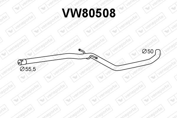 Veneporte VW80508 Exhaust pipe VW80508