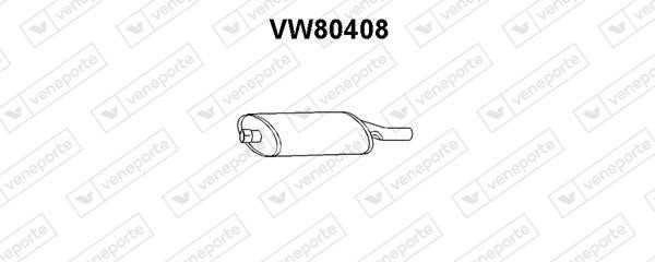 Veneporte VW80408 End Silencer VW80408