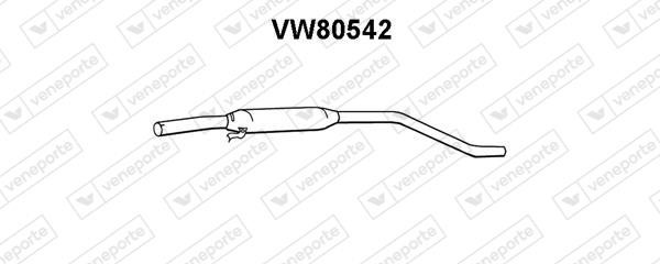 Veneporte VW80542 Central silencer VW80542