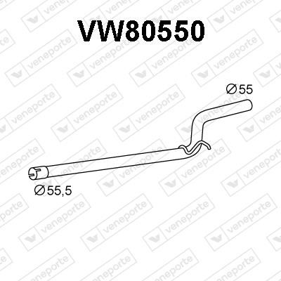 Veneporte VW80550 Exhaust pipe VW80550