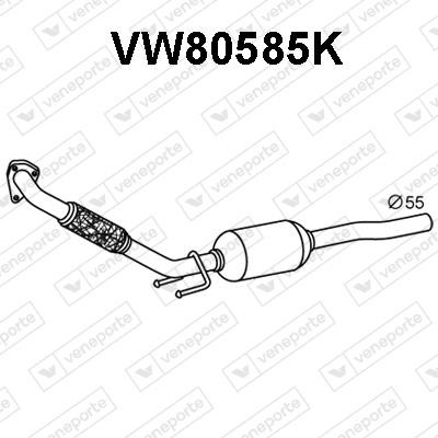 Veneporte VW80585K Catalytic Converter VW80585K