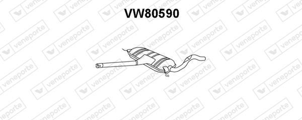 Veneporte VW80590 Central silencer VW80590