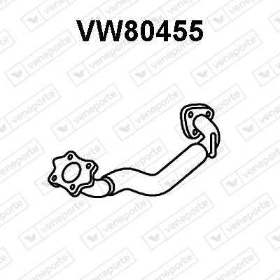 Veneporte VW80455 Exhaust pipe VW80455