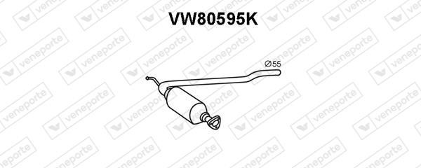 Veneporte VW80595K Catalytic Converter VW80595K