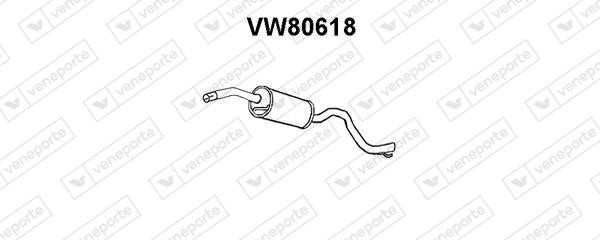 Veneporte VW80618 Central silencer VW80618