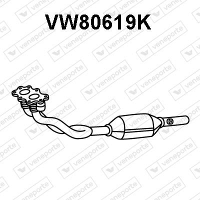  VW80619K Catalytic Converter VW80619K