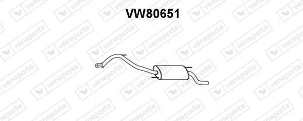 Veneporte VW80651 End Silencer VW80651
