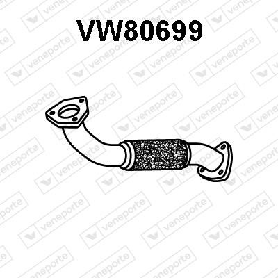Veneporte VW80699 Exhaust pipe VW80699