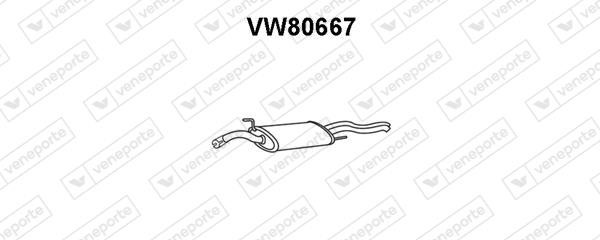 Veneporte VW80667 End Silencer VW80667