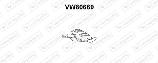 Veneporte VW80669 Central silencer VW80669