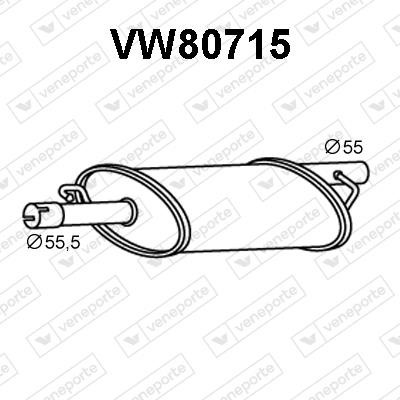 Veneporte VW80715 Resonator VW80715