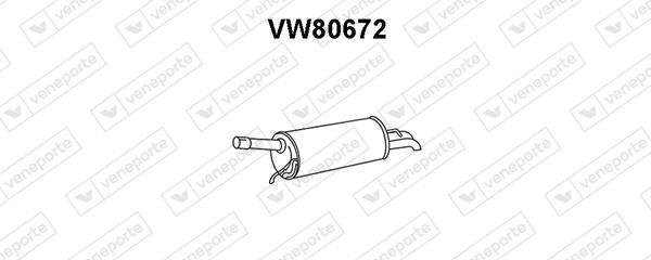 Veneporte VW80672 End Silencer VW80672