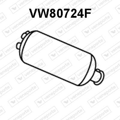 Veneporte VW80724F Diesel particulate filter DPF VW80724F