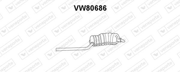 Veneporte VW80686 End Silencer VW80686