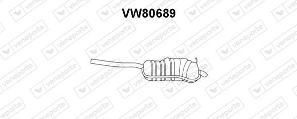 Veneporte VW80689 End Silencer VW80689
