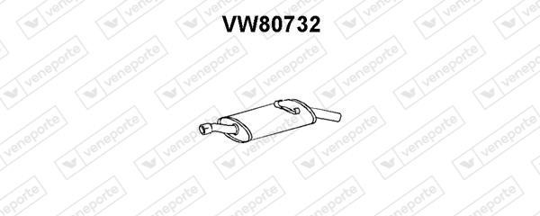 Veneporte VW80732 End Silencer VW80732